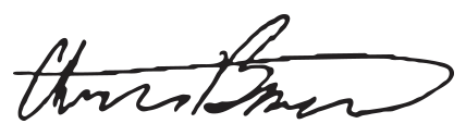 Christopher Brand signature